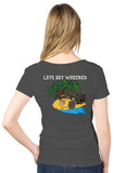 Woman's Lets get wrecked! V-Neck Tee