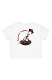 Crop Tee Hoist the Colors White
