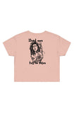 Dead Men Tell No Tales Crop Tee Pink