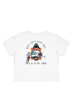 Good Time > Long Time Tee Crop Tee White