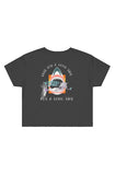 Good Time > Long Time Tee Crop Tee Black