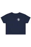 Good Time > Long Time Tee Crop Tee Navy