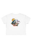 Don't Be Jelly Crop Top White