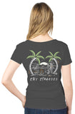 Ladies Stay Stranded V-Neck
