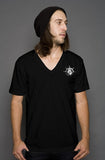 Men's V-Neck Logo Tee