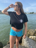Ship Faced Ladies Crop Tee