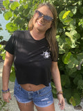 Ladies Swim Up Bar Crop Tee