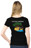 Woman's Lets get wrecked! V-Neck Tee