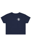 Don't Be Jelly Crop Top Navy